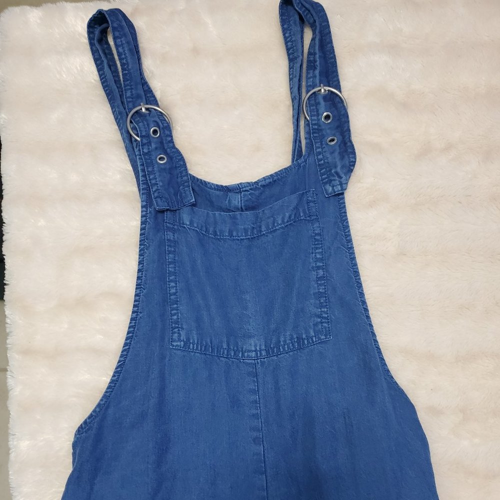 Forever 21 Bell Bottom Jean Overalls